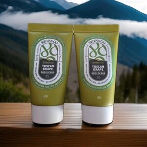 Lot Of 2 Skin & Co Tuscan Grape Body Scrub 1 Fl Oz Each Travel Size
